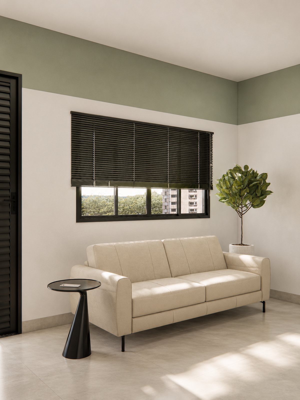 Ambiente com vista para o verde de Araxá